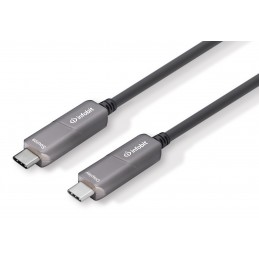 Cable actif fibre optique 5m USB-C vers USB-C vidéo INFOBIT AOC