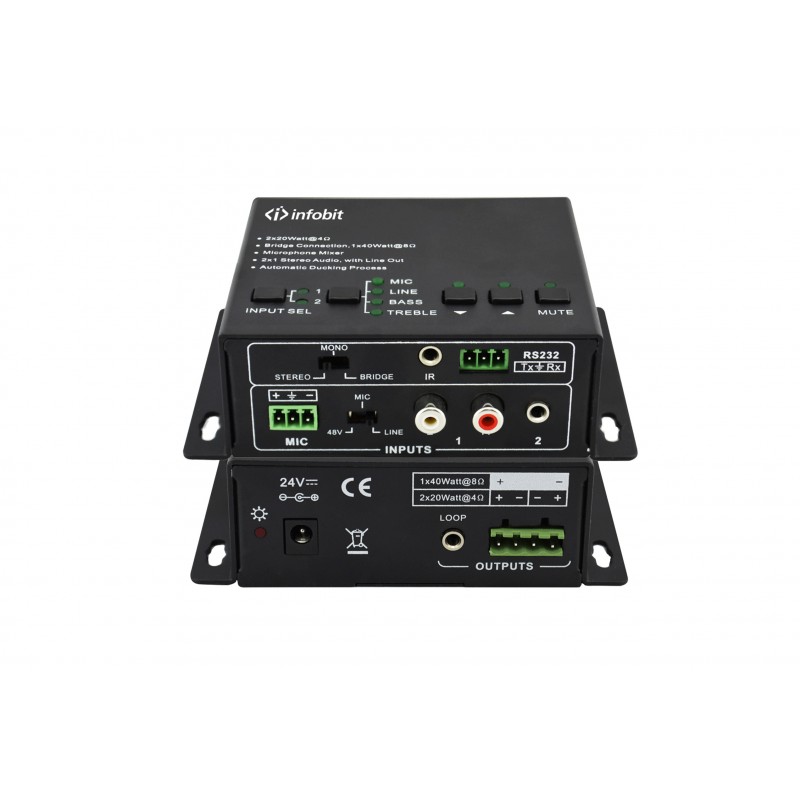 Amplificateur audio iSound PA20 - Infobit