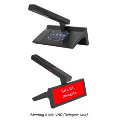 Microphone de vote Delegué...